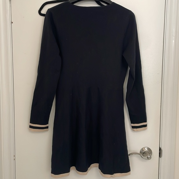 Ports- button sweater military midi dress - Picture 2 of 6